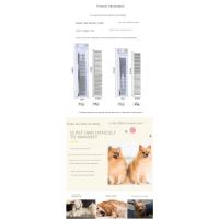 Set Profesional de Peluquería para Mascotas Herramienta de Peluquería de Acero Inoxidable para Gatos y Perros con Peine para Pulgas y Removedor de Nudos Suministros para Mascotas - details 3