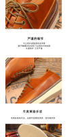 Zapatos de cuero de vaca puro de alta gama, zapatos casuales de plataforma con suela blanda para hombre - details 8