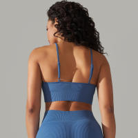 Hamidou-Sujetador deportivo Sexy para mujer, ropa interior deportiva a prueba de golpes, almohadilla extraíble para el pecho, para gimnasio, entrenamiento, Fitness, correr, Tops de realce - details 32