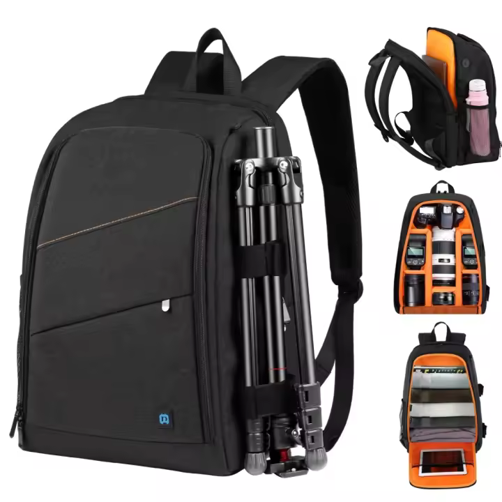Mochila para Portátil y Cámara Reflex de 15.6” Bolsa de Almacenamiento para Cámara Digital SLR Mochila para Hombres - 1