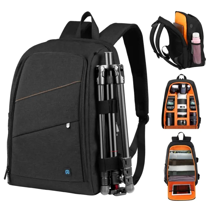Mochila para Portátil y Cámara Reflex de 15.6” Bolsa de Almacenamiento para Cámara Digital SLR Mochila para Hombres - 1