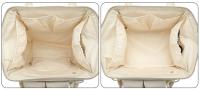 Bolsa de pañales,Mochila portabebés,Bolsa impermeable de almacenamiento,Bolsa de maternidad para viajes al aire libre,Productos para bebés,2 capas,Mochila de nylon gris - details 10