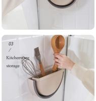 Cubo de basura colgante para cocina, cesta de basura plegable para puerta de armario, cocina y baño - details 8