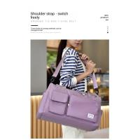 Bolsa de viaje de gran capacidad Weekender bolsas de Lona de noche with Para Zapatos bolsas de fitness Deportivo para Mujeres - details 8