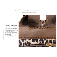 2025 nueva tendencia de moda mochila con estampado de leopardo simple mochila antirrobo de gran capacidad de viaje versátil informal para mujer - details 11