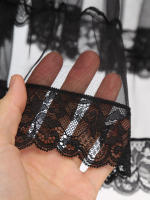 Picardías transparentes sexis para mujer, Top de malla transparente con tirantes y volantes, camisola con ribete de encaje y lazo, lencería, ropa de dormir tentadora para discoteca - details 23