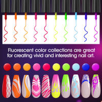 ROSALIND-pluma de esmalte de Gel para uñas, delineador de rayas, diseño de pintura, barniz de Gel UV, Semiperment Gliiter, herramientas para uñas, 5ml - details 4