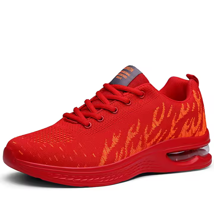 Zapatillas de deporte transpirables para hombre, zapatos antideslizantes con amortiguación para correr, deportes al aire libre, tenis, zapatos de entrenamiento cómodos - 1