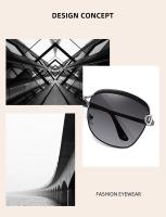 Gafas de Sol Polarizadas para Mujeres Lente de Gradiente Oculos de Sol Cuadrados de Marca de Lujo - details 6