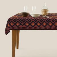 Tribal de barro africano para decoración de mesa rectangular, mantel impermeable reutilizable, decoraciones para fiesta de boda, comedor y cocina - details 2
