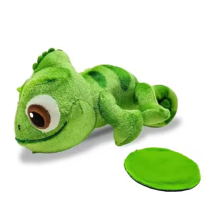 Muñeco de Peluche Pascal Rapunzel Chameleón Juguete de Hombro para Niños Material de Algodón PP - 1