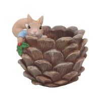 Planta animal jugosa de resina en forma de ardilla ETA, jardín ETE, decoración de escritorio ETA - details 9