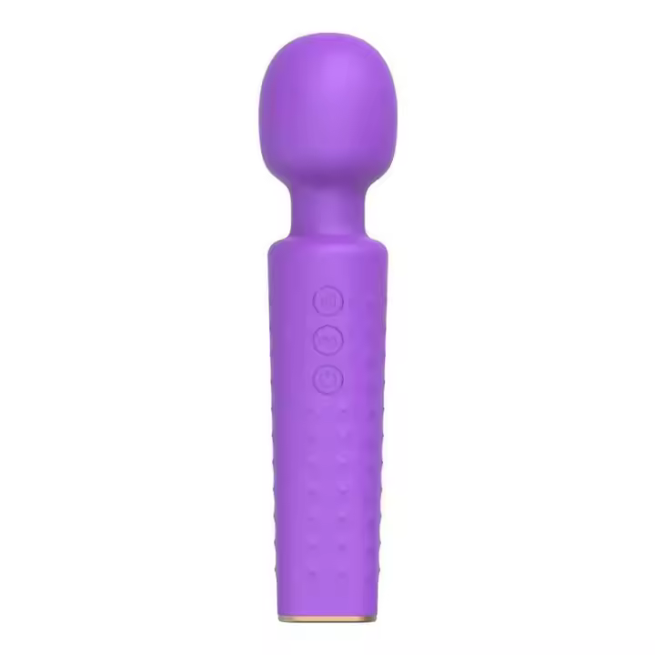 20 Frecuencia Vibración 8 Velocidades Imán recargable poderoso portátil cuerpo completo AV varilla masajeador para la mujer vibrador relajación masturbación palo - 1