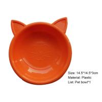Bol de Comida para Gatos de Forma de Cara Gran Capacidad Color Sólido Alimentador de Agua para Mascotas Pequeñas - details 6