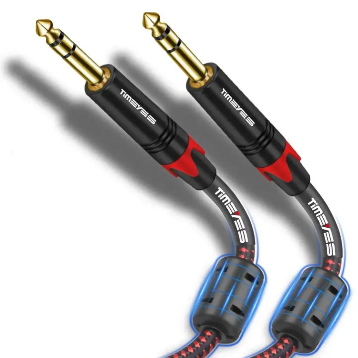 Cable para Guitarra Eléctrica TIMEYES Jack de 6.35mm TRS Desigualizado Longitud de 1-4.99m - 1