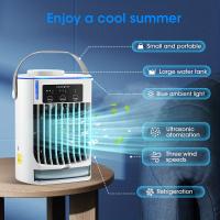 Aire Acondicionado portátil 4 en 1, ventilador con humidificador y filtro para dormitorio, oficina y exteriores - details 0