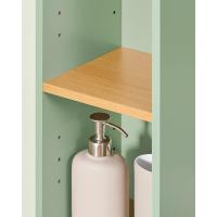 Mueble de Baño de Alto Estante Estanterías con 2 Puertas y Cajón Blanco Tamaño 20x20x180cm - details 43