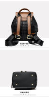 Mochila de Moda Coreana para Mujer de Alta Gama Ligera, a Cuadros, Bolso de Hombro Doble, Tendencia para Trabajo y Viajes - details 9