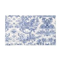 Toile De Jouy Toalla Algodón Francés Azul Marino Baño Ducha Deportes Yoga Toallas - details 24