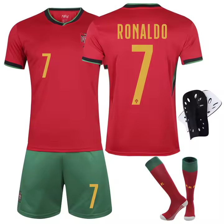 Camiseta de Fútbol Europeo 2024 Traje Deportivo para Niños con Mangas Cortas Estilo Cross Havertz - 1