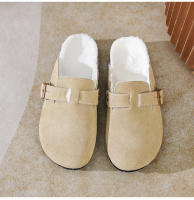 Zapatillas de casa de invierno Zuecos de mujer de felpa con plantilla ortopédica - details 14