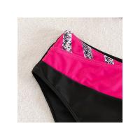 Traje de baño para mujer, bikini sexy, bikini brasileño de malla a rayas, conjunto de bikini para mujer, bañador de banda con escote en u - details 3