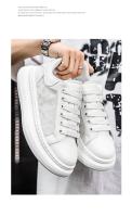 Zapatos zapatos de hombre 2025 verano nueva marca de moda transpirable zapatos deportivos suela gruesa aumentando casual pequeño blanco zapatos de junta - details 0