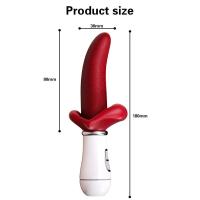 Vibrador de Lengua de 10 Modos Estimulador de Punto G y Clítoris para Mujeres Mastractor de Pezón - details 8