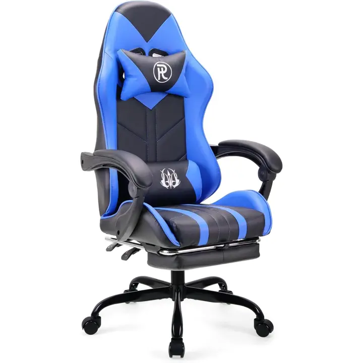 Ordenador Silla de Tareas Silla de Escritorio Silla Ergonómica Silla de Carreras Silla de Cuero Silla Juegos de PC - 1