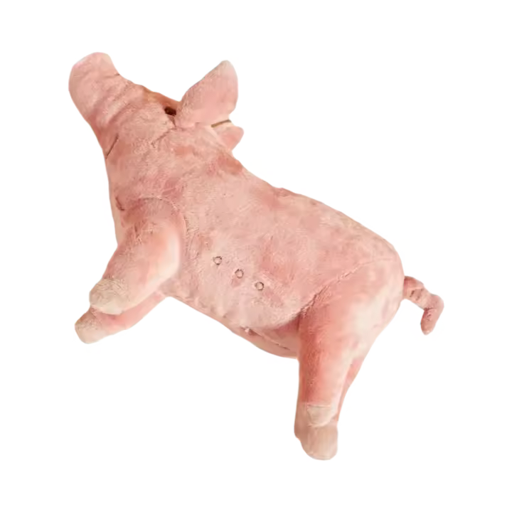 Juguete De Mordedor Resistente Para Perros Diseño De Cerdo Lindo Juguetes Interactivos Para Mascotas Material De Peluche - 1