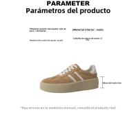 Dexun zapatos plataforma aumentando zapatos casuales nuevo tamaño tamaño 41-43 malla transpirable 32-34 zapatos Forrest Gump - details 0