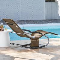 jardín Mecedora con reposapiés Tumbona ergonómica Negro OGS28-SCHx2 ES - details 60