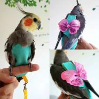 Traje de Vuelo para Pájaros con Forro Impermeable Prenda de Pañales para Pájaros Exóticos con Cuerda de Vuelo - details 0