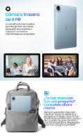 Blackview Tab 30 Tablet PC de 10.1'' con Pantalla HD+IPS Android 13, 6GB+64GB, WIFI 6, Altavoces Estéreos Vida Útil de 6h Marca China - details 6