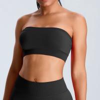 Top deportivo sin costuras estilo tubo para yoga, gimnasio, sexy, sin tirantes, espalda descubierta, chaleco de yoga, sujetador deportivo. - details 1