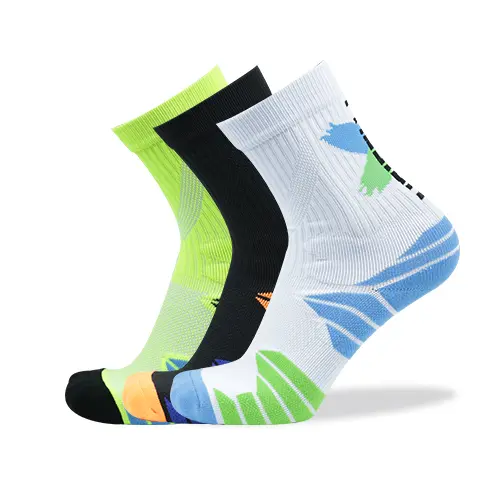 3pairprofessional deporte al aire libre ciclismo calcetines baloncesto fútbol correr trekking calcetines hombres mujeres - 1