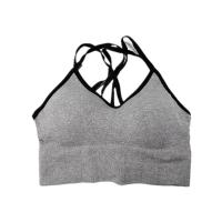 Sujetador deportivo con espalda descubierta para mujer, Top deportivo a prueba de golpes, transpirable, para Fitness, correr, gimnasio - details 0