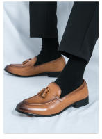 Zapatos casuales de negocios de moda británica, zapatos de hombre versátiles, zapatos de cuero de moda. - details 10