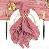 Servilletas de Coseo Rosa de Algodón Paquete de 10 30x30cm Ideal para Decoración de Boda y Mesas de Comedor - details 6