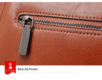 FOXER-Bolso cruzado de cuero PU para mujer, bandolera de gran capacidad con cremallera, informal - details 12