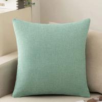 Funda de almohada de algodón y lino para sala de estar, cojín de sofá de color sólido, estilo escandinavo ins, funda de almohada de cintura de invierno - details 8