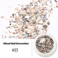 Piedras preciosas de imitación mezcladas para uñas gemas de cristal de espalda plana cuentas de joyería irregulares accesorios de decoración de Arte de uñas 3D marca Clou Beaute - details 1