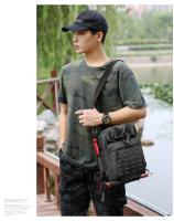 Bolsa táctica de Camping para hombre, bolso de hombro, láser Molle, para caza y senderismo - details 1