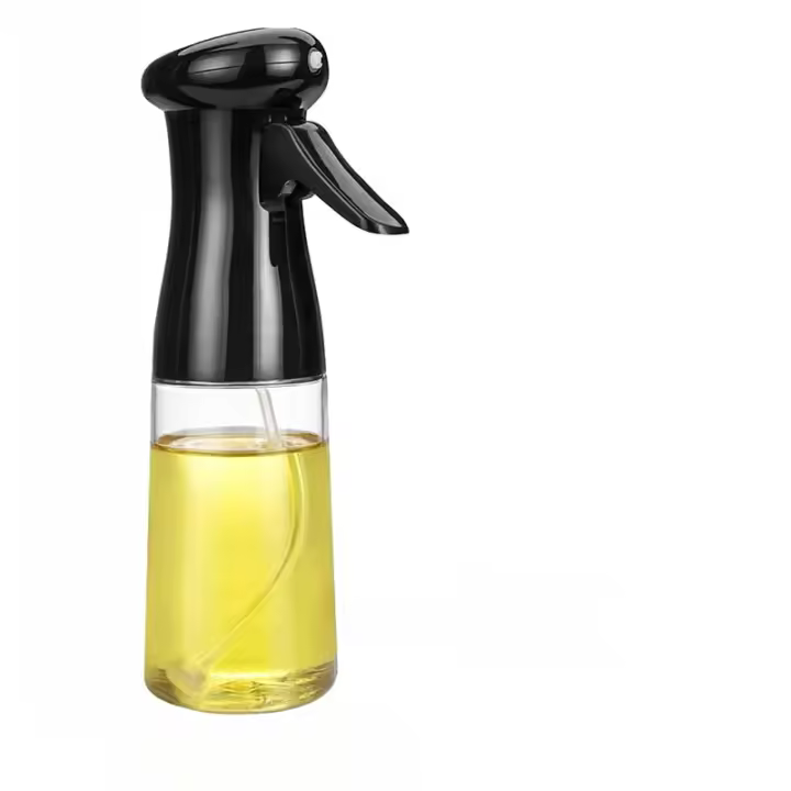 Botella pulverizadora de aceite de 200ml y 300ml, dispensador de aceite de oliva para cocina, Camping, barbacoa, vinagre, salsa de soja, contenedores rociadores - 1