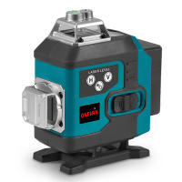 Nivel láser ONEVAN de 16 líneas, línea verde, 360° horizontal y vertical, autonivelante, súper potente, con batería de iones de litio. - details 13