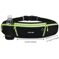 Riñonera para correr con botella, funda para teléfono, cinturón de hidratación, bolsa impermeable para maratón, bolsa para teléfono deportivo - details 5