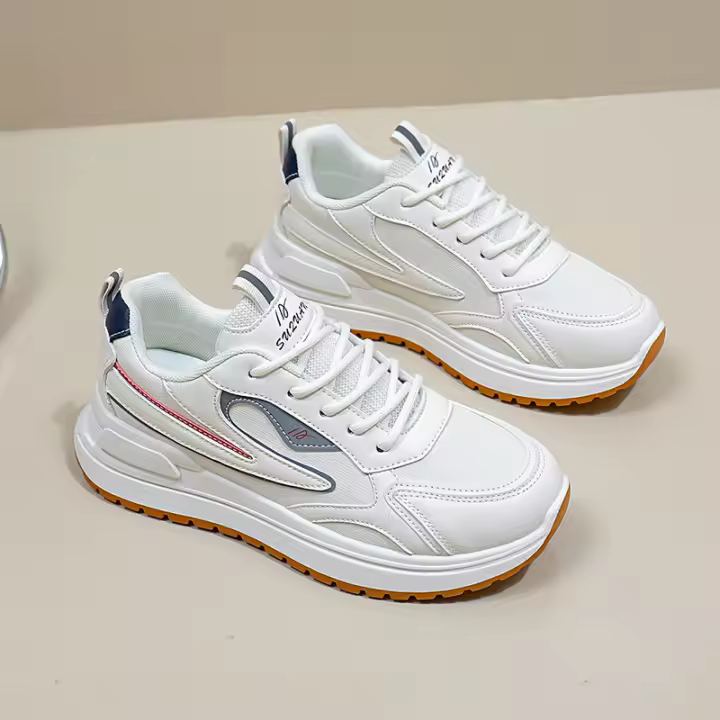 Zapatillas de Moda para Mujer Primavera 2025 Estilo Coreano Comodidad Deportiva con Suela Gruesa - 1