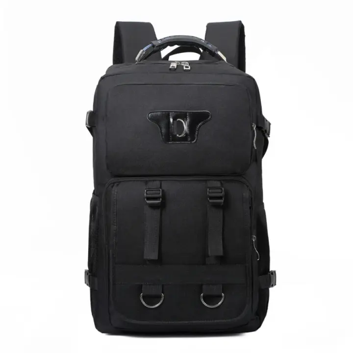 Mochila de gran capacidad para hombre, bolsa de viaje de nailon transpirable para exteriores, resistente al desgaste, impermeable, para negocios - 1
