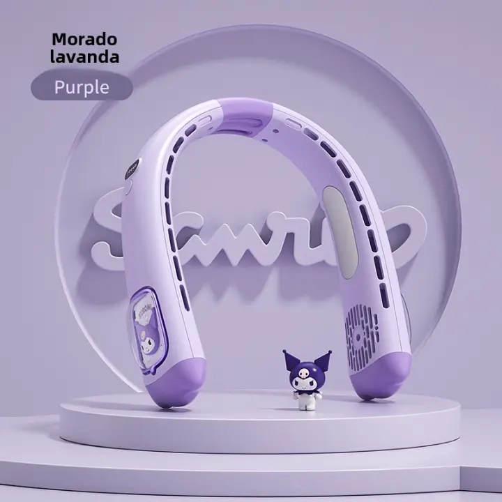 Ventilador de cuello de refrigeración sin aspas Kulomie, ventilador de cuello sin aspas de carga USB perezoso portátil - 1