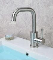 Grifo de lavabo de acero inoxidable 304, mezclador de lavado en frío y caliente, grúa con rotación de 360 ​​grados, grifos de fregadero, grifo de Palanca única para Baño - details 7